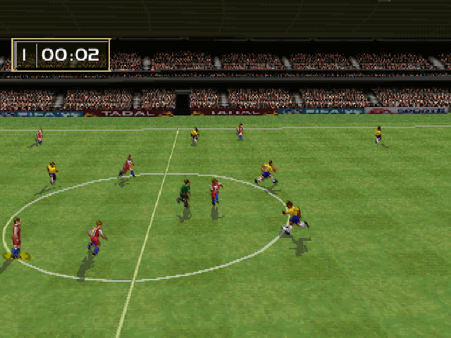 FIFA Soccer 96 - PlayStation game screenshot (1995) by Electronic Arts